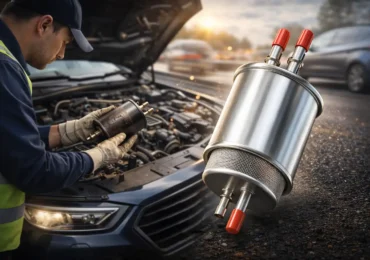 Fuel filter to protect engine from contamination