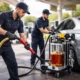 Fuel drain service for cars