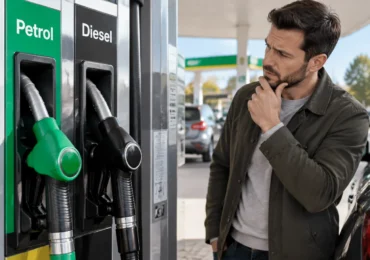 petrol pump nozzle colours UK