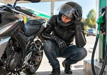 wrong fuel motorbike